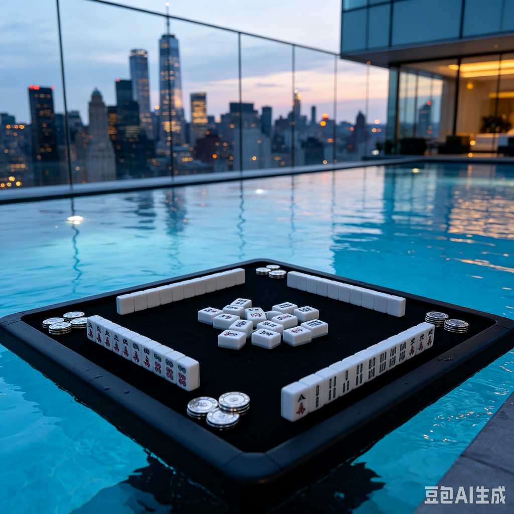 floral design mahjong set