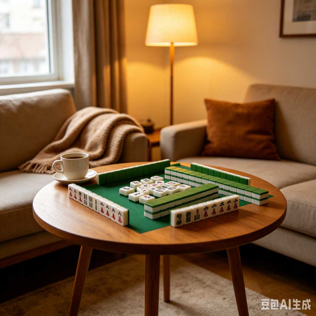 mahjong tile pushers and racks set