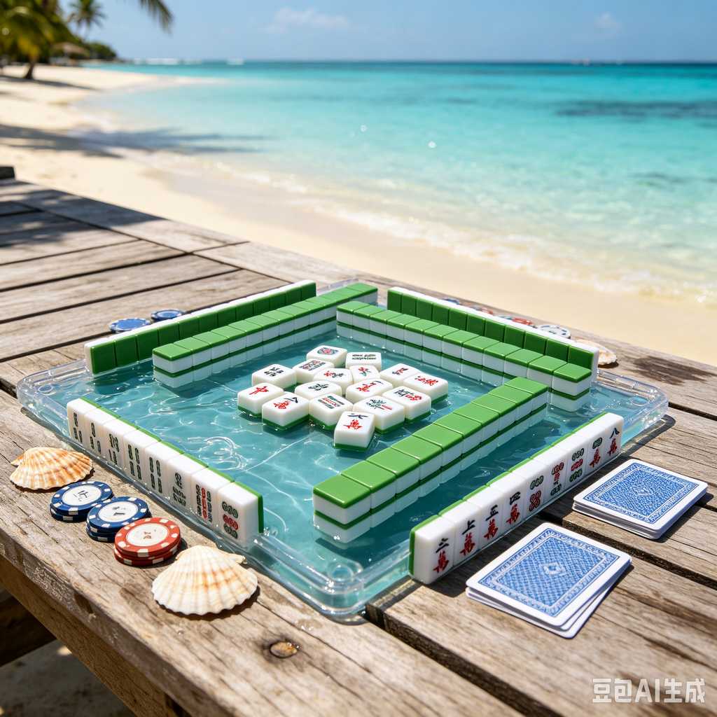 mini travel mahjong set lightweight